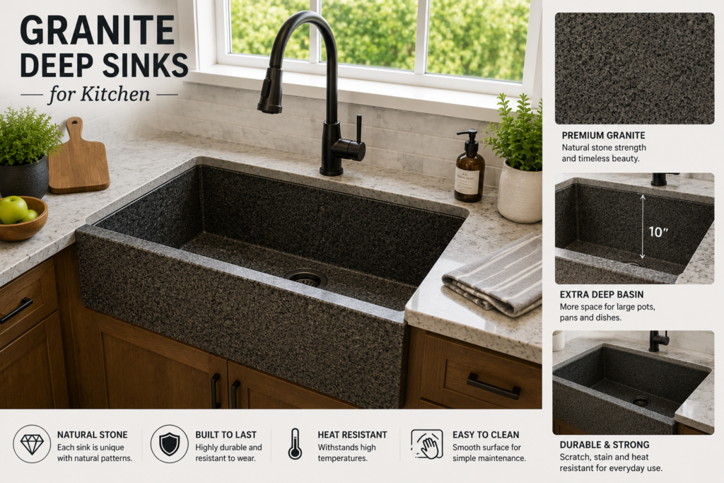 Deep Sinks for Kitchen