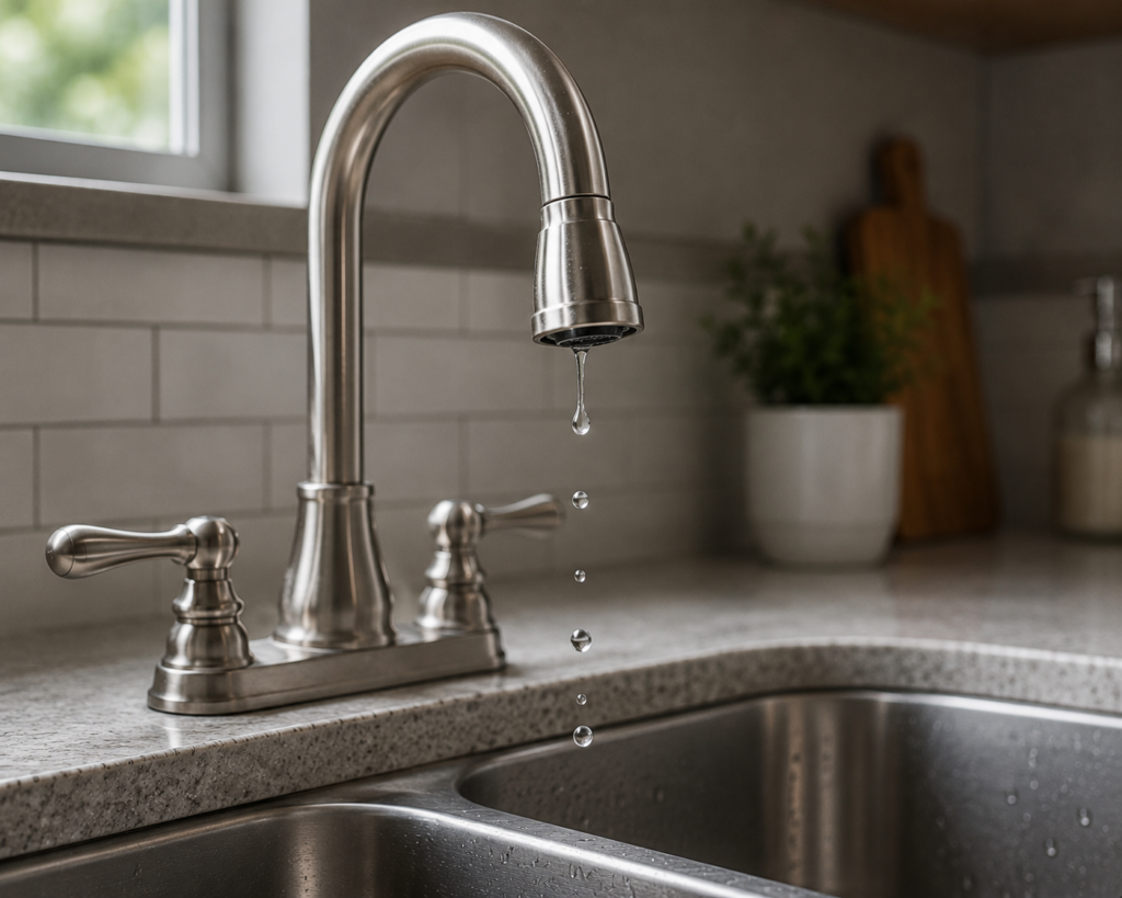 Fix a Dripping Kitchen Faucet