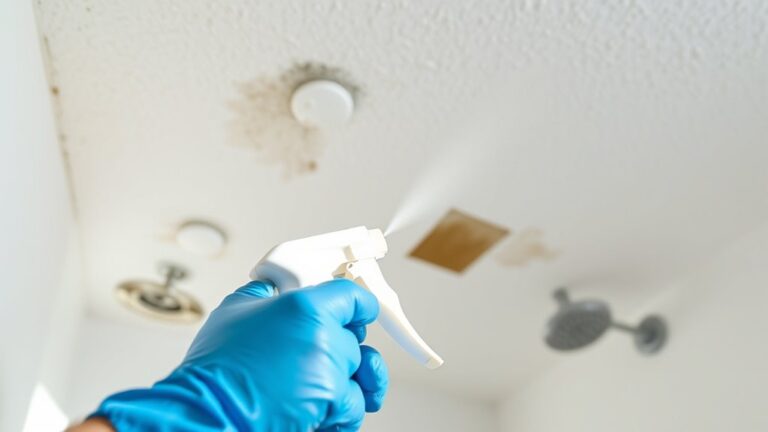 bathroom ceiling mold removal