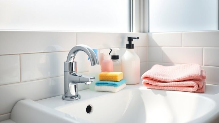 bathroom cleaning step by step