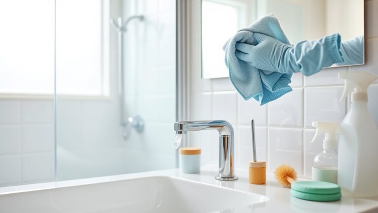bathroom cleaning tips