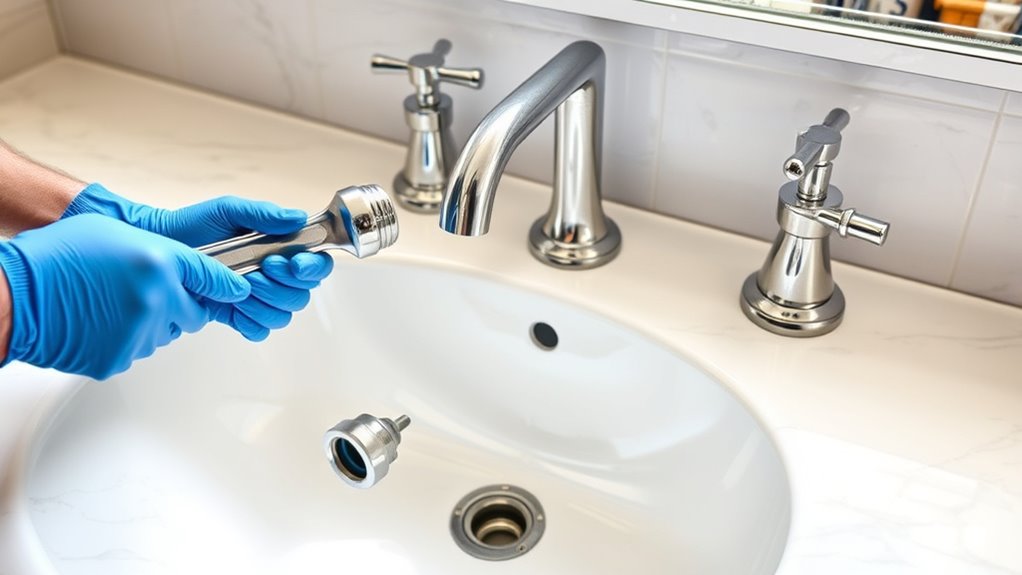 bathroom faucet replacement steps