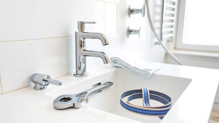 bathroom fixture installation steps