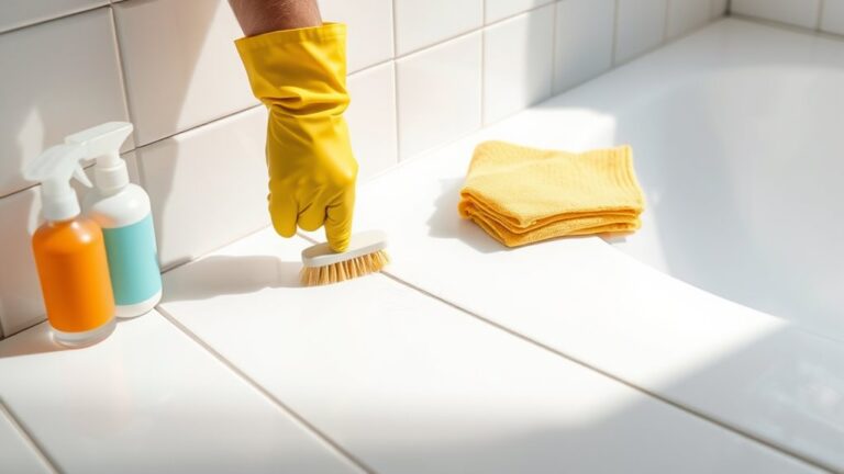 bathroom tile cleaning tips