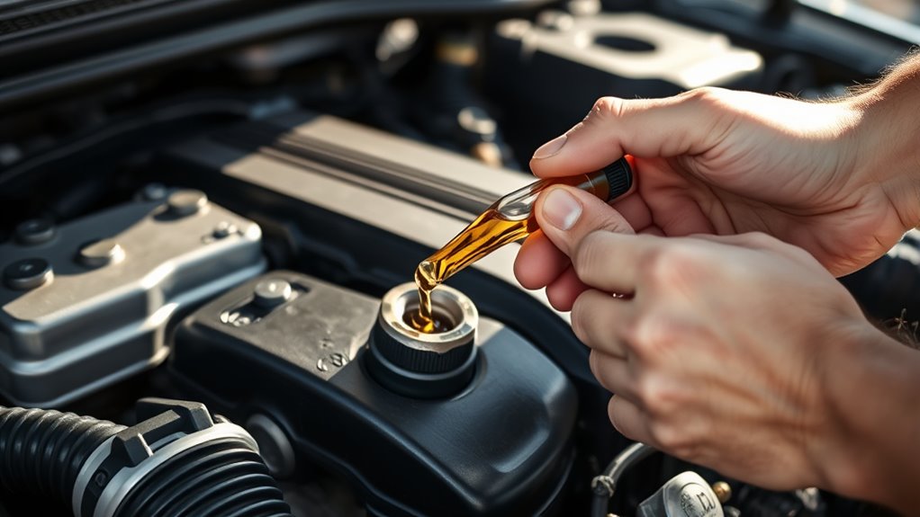 check oil regularly maintain engine