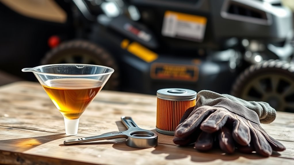Lawn Mower Oil Change Kit