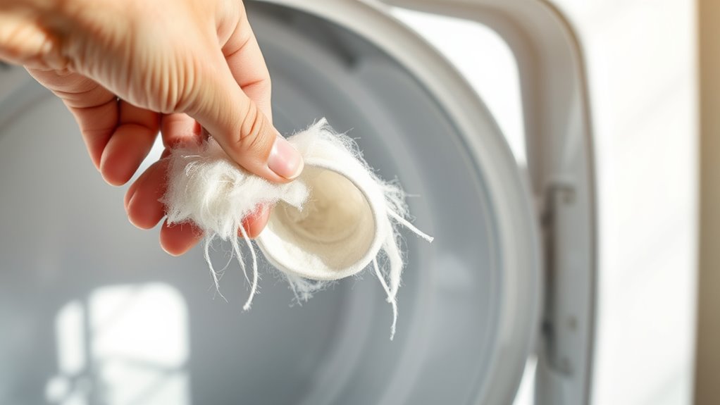 clean lint trap regularly