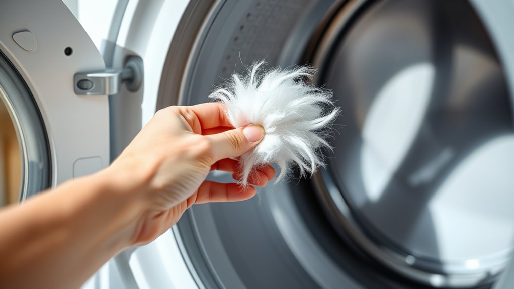 clean lint trap regularly