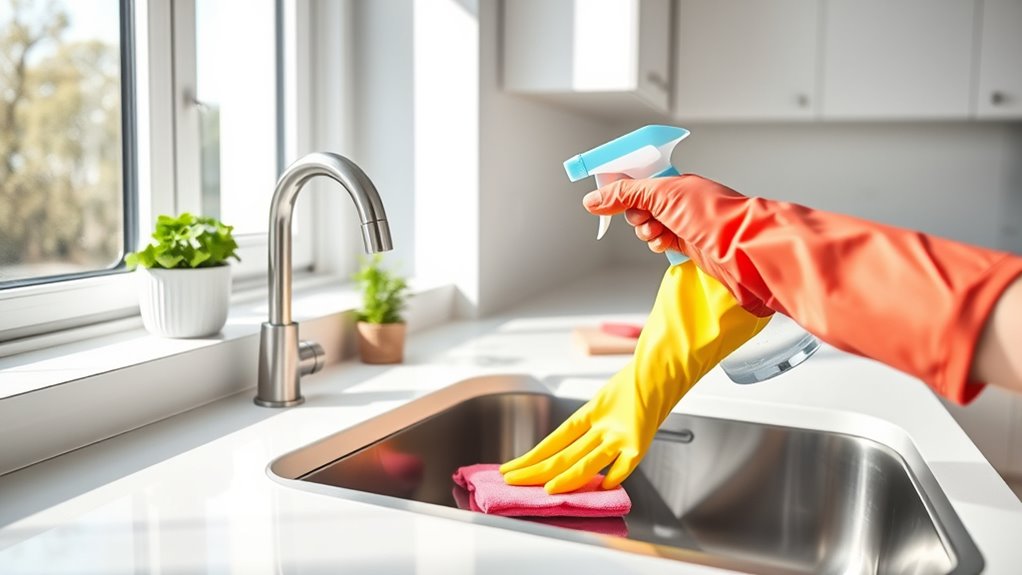 daily kitchen cleaning routine