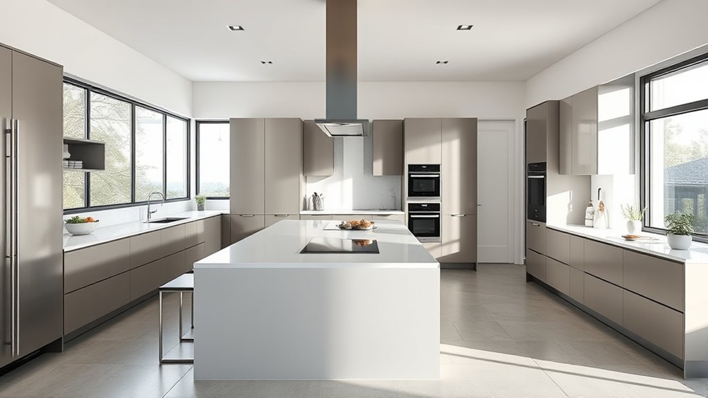 efficient modern kitchen design