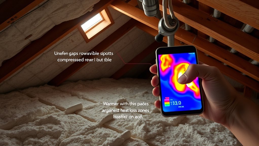 identify insulation deficiencies visually