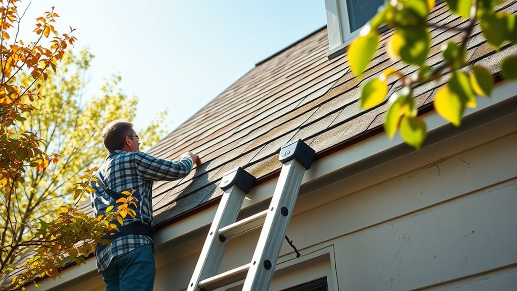 inspect roof and exterior
