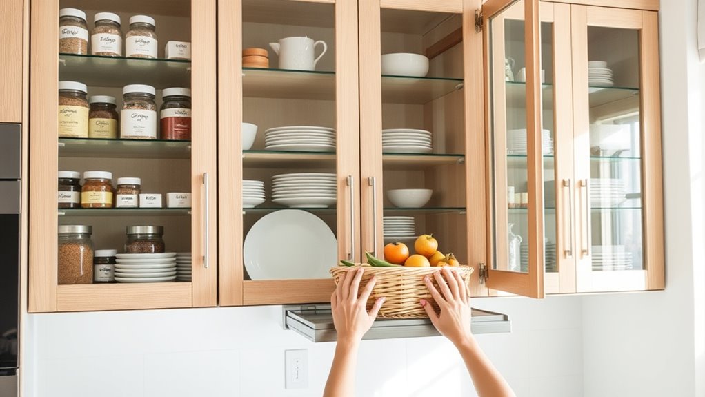 kitchen cabinet organization tips