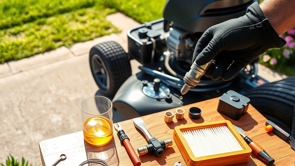 lawn mower maintenance tips