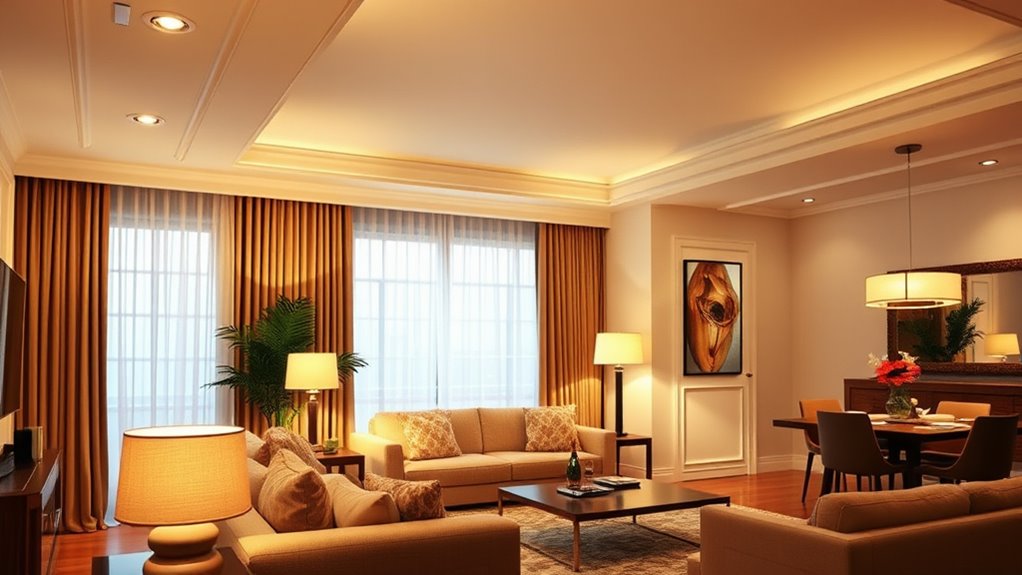 match lighting to room purpose