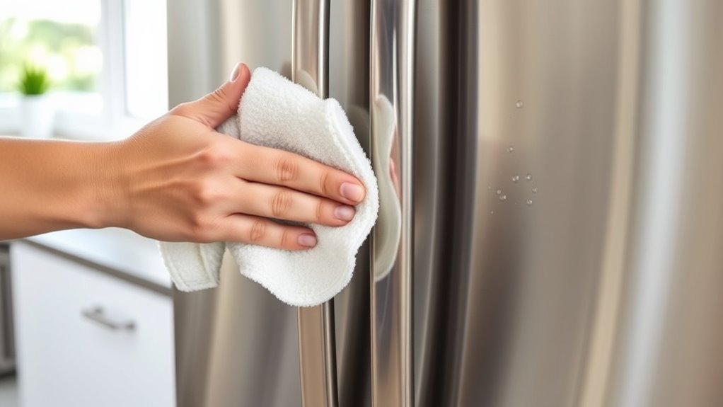 regular appliance cleaning routine