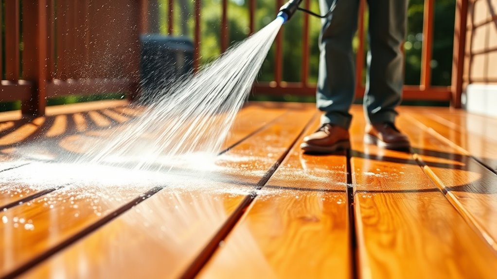 regular deck cleaning prevents damage