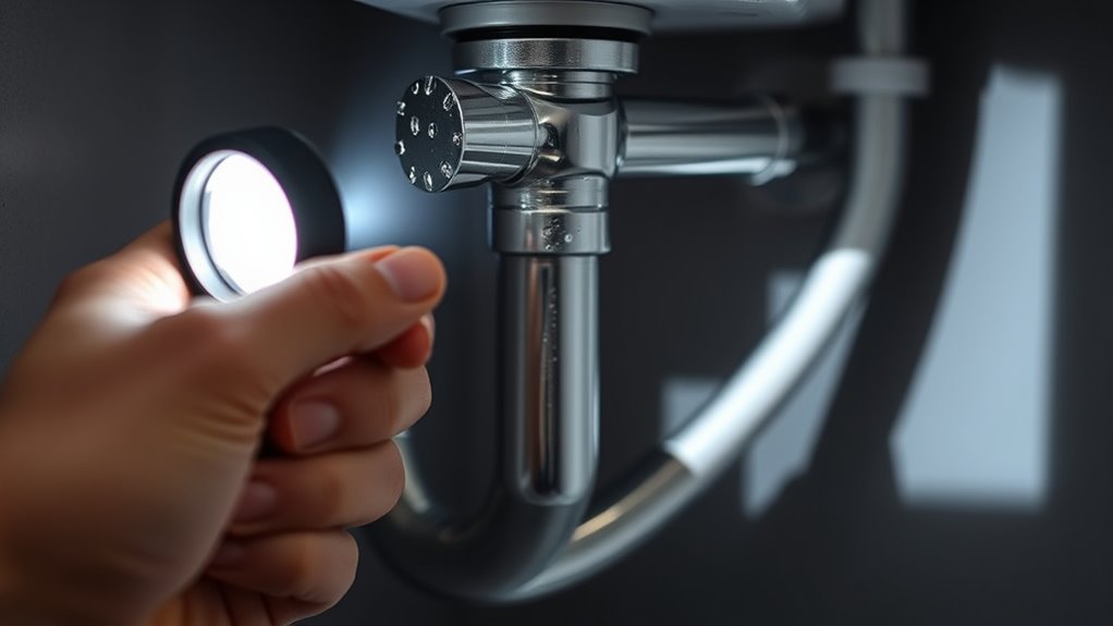 regularly inspect for leaks