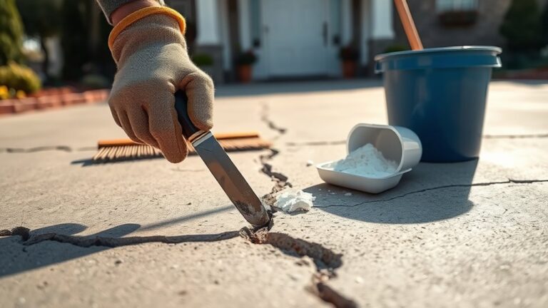 repair driveway in four steps