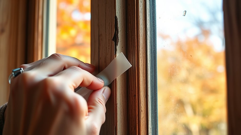 seal drafts around windows