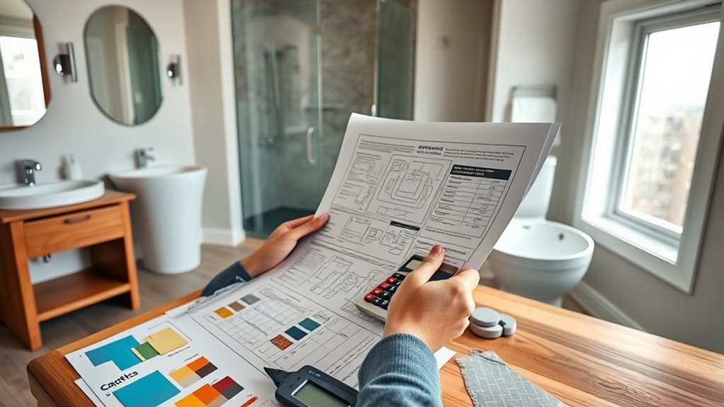 set a practical bathroom budget