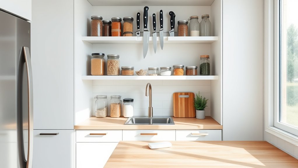 small kitchen organization tips