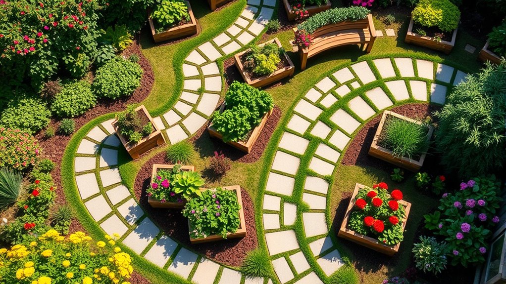 strategic garden planning and placement