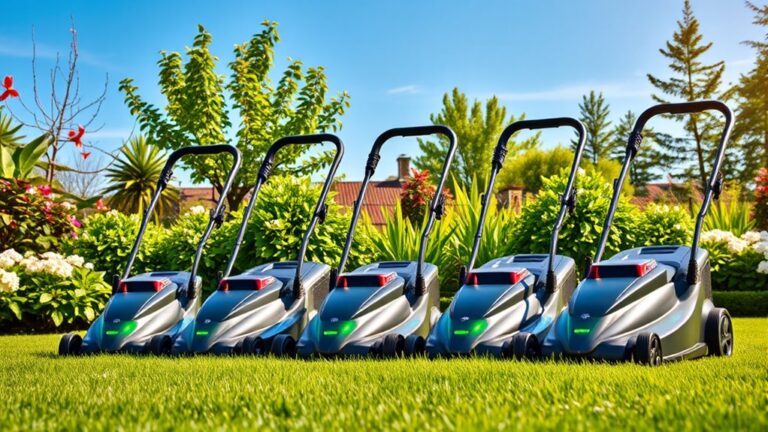 top electric lawn mowers