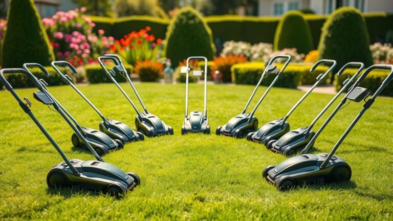 top electric lawn mowers