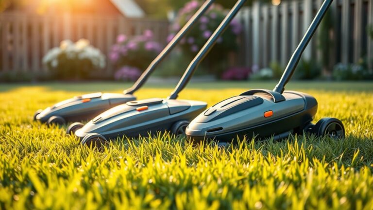 top electric lawn mowers