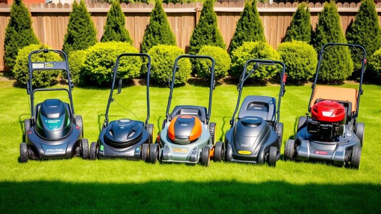 top five lawn mowers