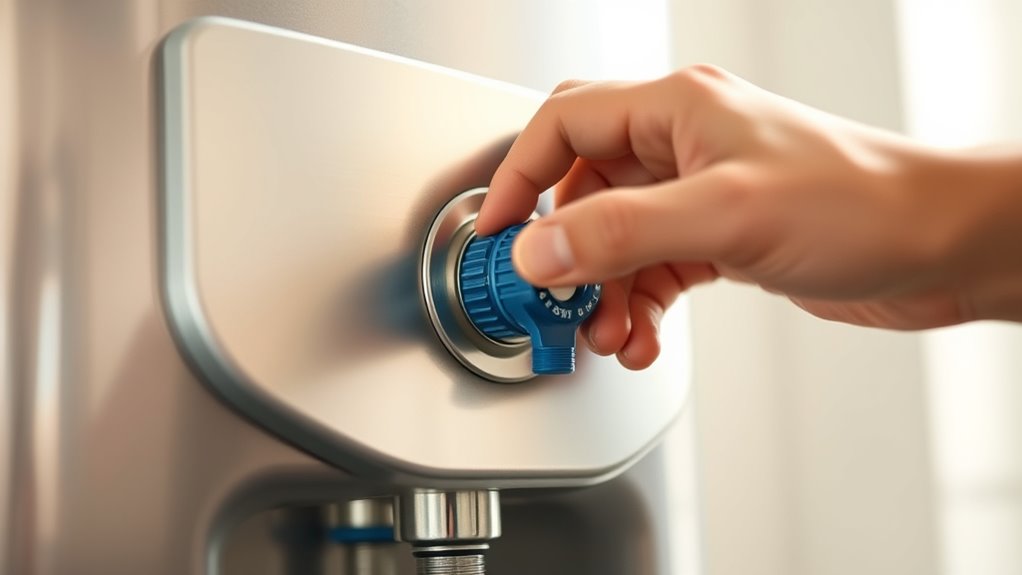 turn off water heater safely