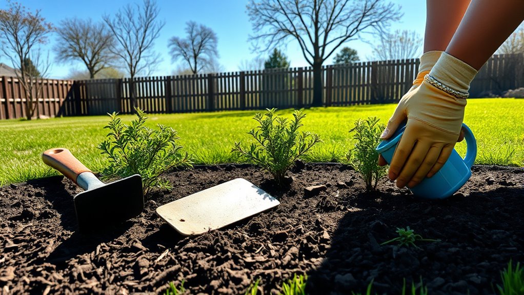 yard landscaping step by step