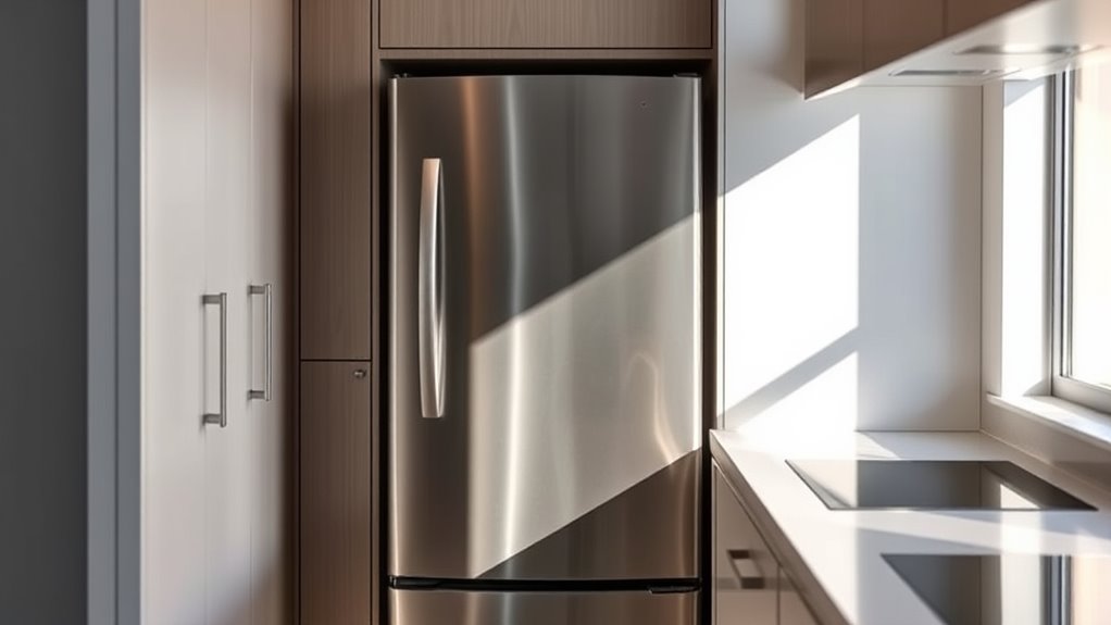 compact space saving refrigerator