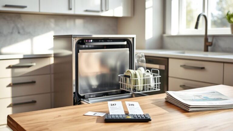 dishwasher price range