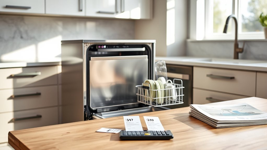 dishwasher price range