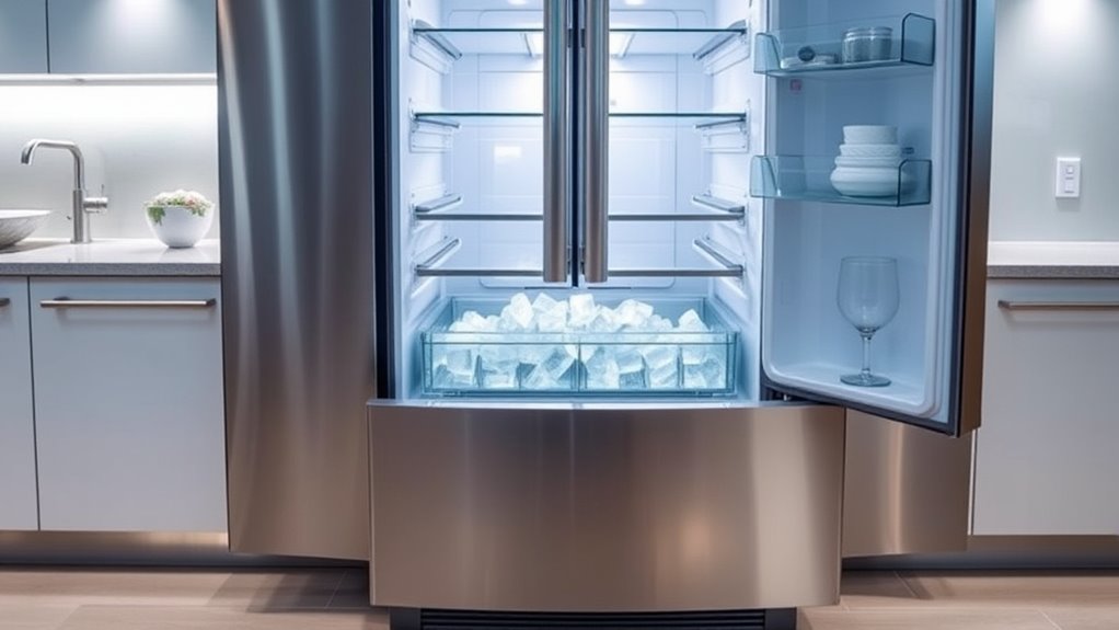 efficient spacious ice storage