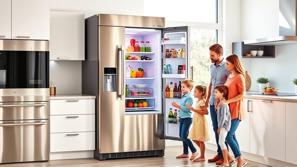 family friendly fridge organization