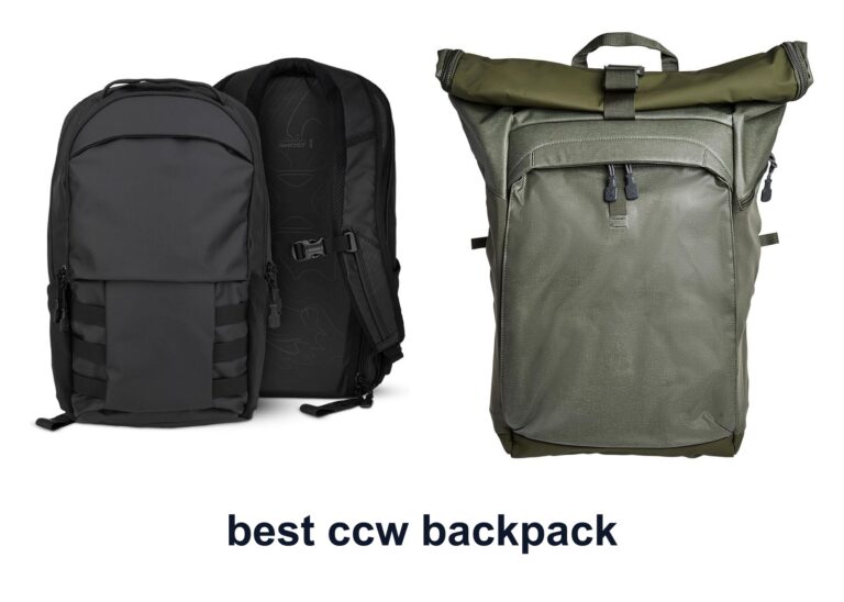 10 Best CCW Backpack for Discreet Carry