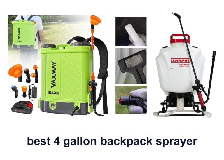 10 Best 4 Gallon Backpack Sprayer For Easier Coverage