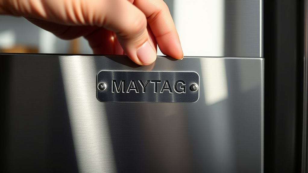 identify maytag model number