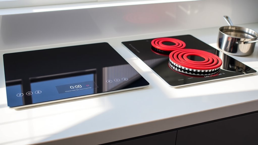 induction conserves energy efficiently
