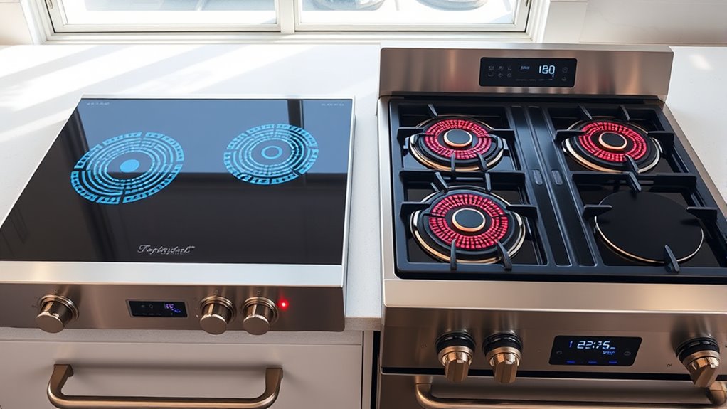 induction heats faster precisely