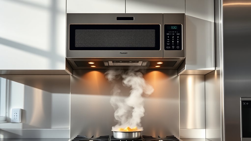 powerful ventilation for heavy cooking