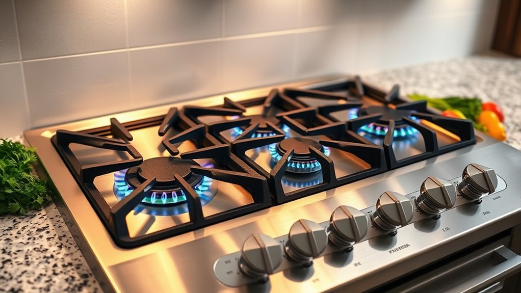 premium multi burner kitchen appliance
