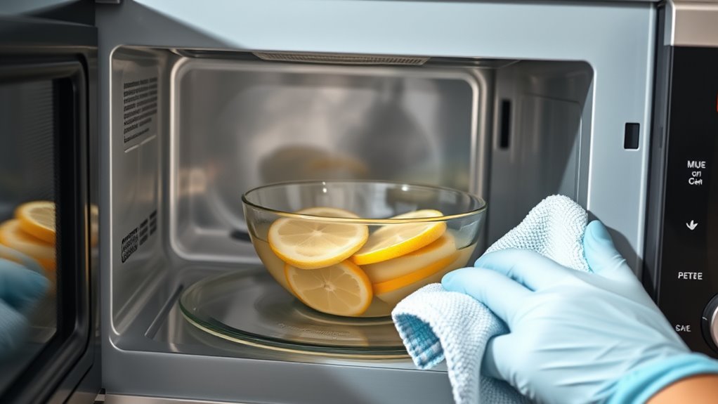 safe microwave cleaning tips