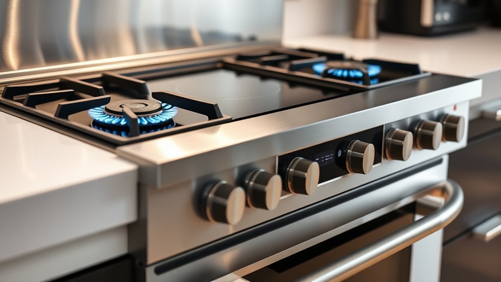 smart connected gas range
