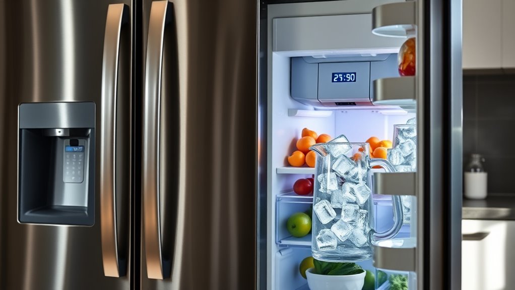 smart nugget ice refrigerator features