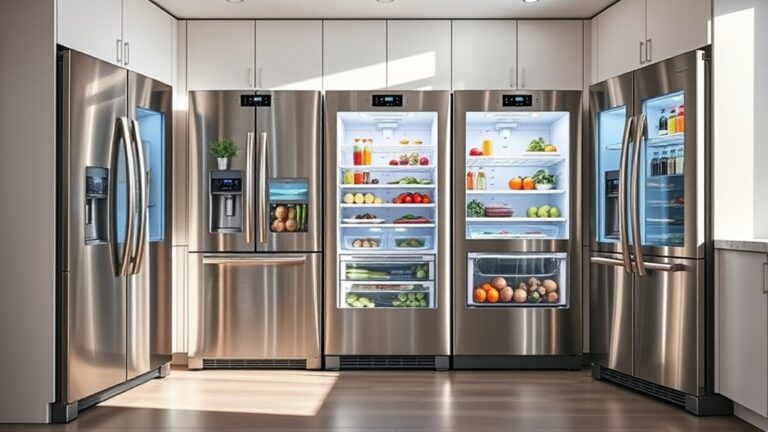 top door in door refrigerators
