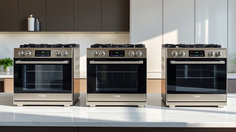 top double oven gas cookers